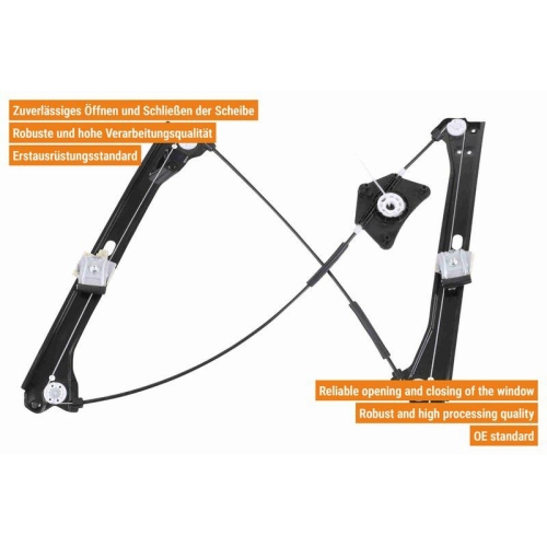 VAICO Fensterheber links und rechts V10-5676 + V10-5677 f&uuml;r VW