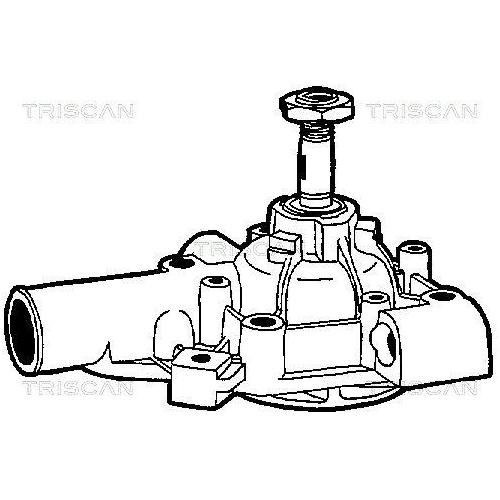 Wasserpumpe, Motork&uuml;hlung TRISCAN 8600 25005 f&uuml;r FIAT IVECO RENAULT SEAT