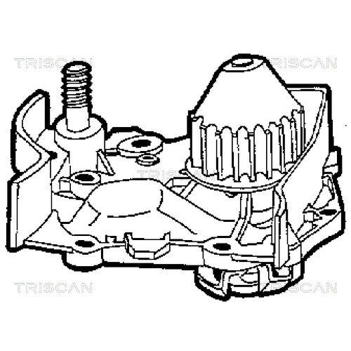 Wasserpumpe, Motork&uuml;hlung TRISCAN 8600 25009 f&uuml;r RENAULT DACIA