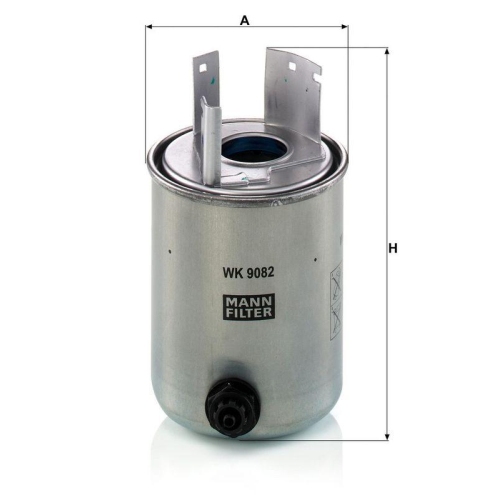 Kraftstofffilter MANN-FILTER WK 9082 z f&uuml;r RENAULT
