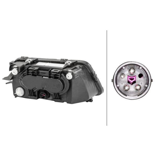 HELLA Hauptscheinwerfer 1AF 963 030-291 für AUDI VW, links