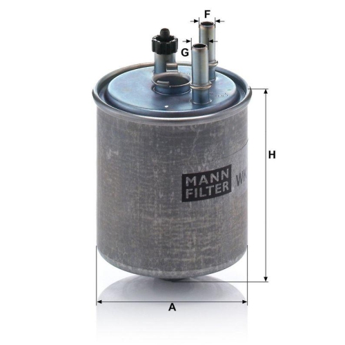 Kraftstofffilter MANN-FILTER WK 918/2 x f&uuml;r RENAULT