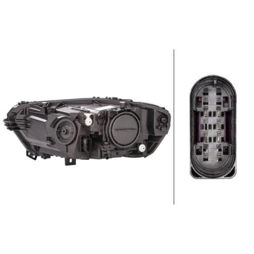 HELLA Hauptscheinwerfer 1EG 015 086-021 f&uuml;r MERCEDES-BENZ, rechts
