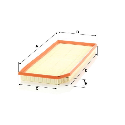 Luftfilter MANN-FILTER C 41 002 f&uuml;r VAG