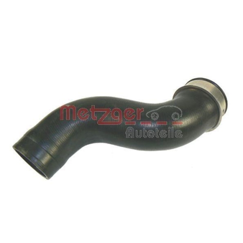 Ladeluftschlauch METZGER 2400035 f&uuml;r MERCEDES-BENZ, Ladeluftk&uuml;hler, links