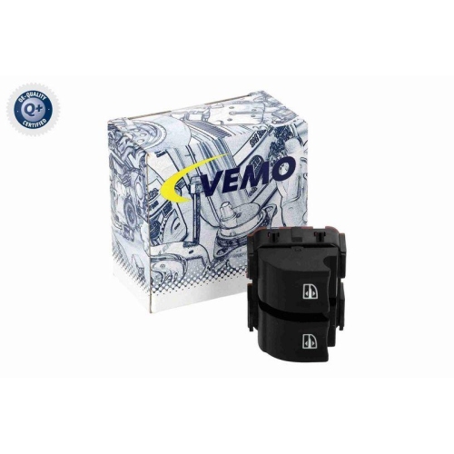 Schalter, Fensterheber VEMO V46-73-0107 Q+, Erstausrüsterqualität für RENAULT