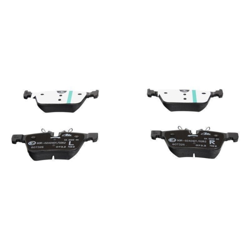 Bremsbelagsatz, Scheibenbremse ATE 13.0460-7326.2 f&uuml;r JAGUAR VOLVO LAND ROVER