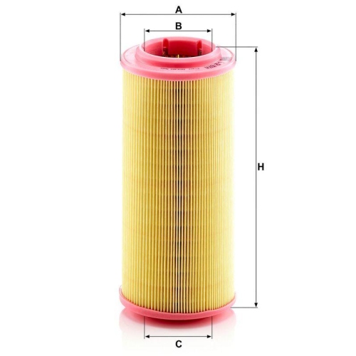 Luftfilter MANN-FILTER C 12 107/1 f&uuml;r VAG