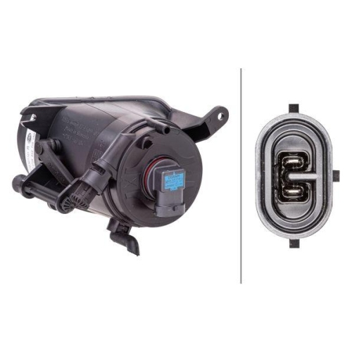 HELLA Nebelscheinwerfer 1N0 010 327-121 für AUDI, rechts