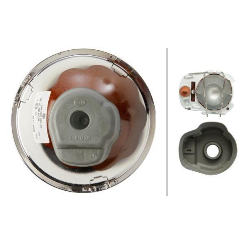 HELLA Scheinwerfereinsatz, Hauptscheinwerfer 1A6 002 395-071 für FORD IVECO OPEL