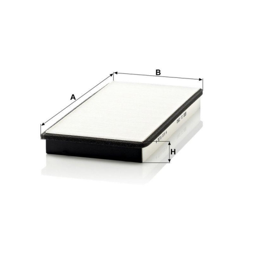 Filter, Innenraumluft MANN-FILTER CU 3360 f&uuml;r PORSCHE