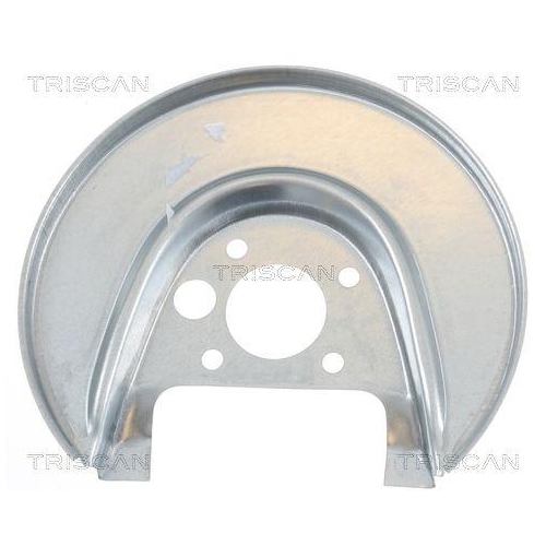 Spritzblech, Bremsscheibe TRISCAN 8125 29210 f&uuml;r VW, Hinterachse rechts