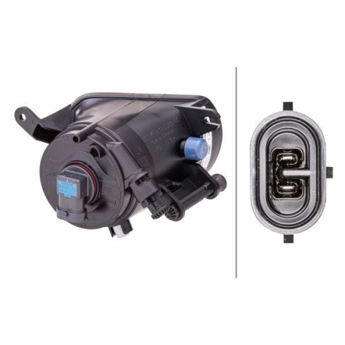HELLA Nebelscheinwerfer 1N0 010 327-151 für AUDI, links
