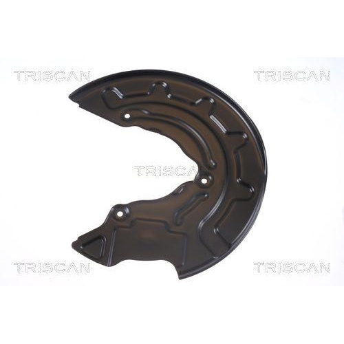 Spritzblech, Bremsscheibe TRISCAN 8125 29154 f&uuml;r VW, Vorderachse links