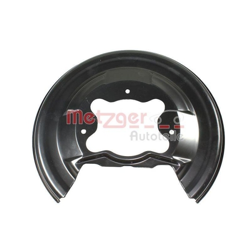 Spritzblech, Bremsscheibe METZGER 6115529 f&uuml;r HONDA, Hinterachse links