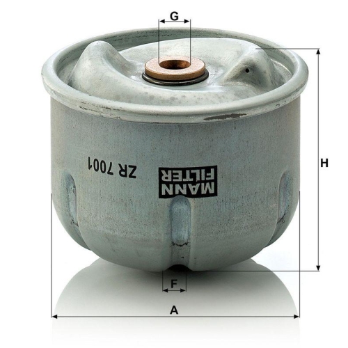 &Ouml;lfilter MANN-FILTER ZR 7001 f&uuml;r FORD