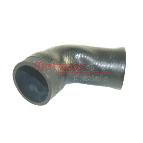 Ladeluftschlauch METZGER 2400045 f&uuml;r AUDI, Ladeluftk&uuml;hler, unten