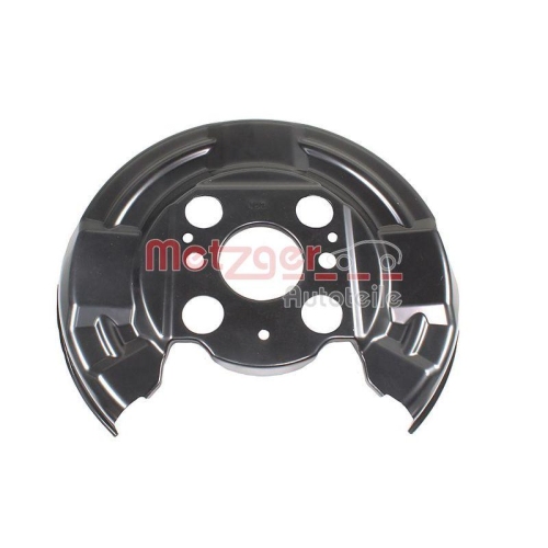 Spritzblech, Bremsscheibe METZGER 6115530 f&uuml;r HONDA, Hinterachse links