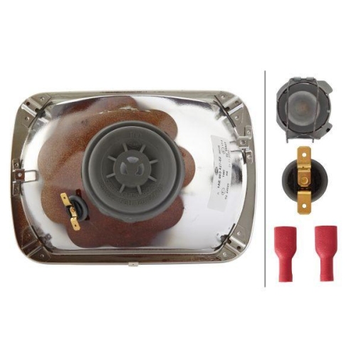 HELLA Scheinwerfereinsatz, Hauptscheinwerfer 1AE 003 427-021 f&uuml;r AEBI MAN VOLVO