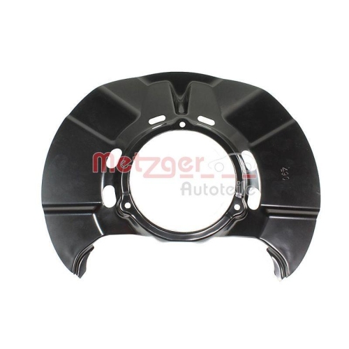 Spritzblech, Bremsscheibe METZGER 6115531 f&uuml;r HONDA, Vorderachse links