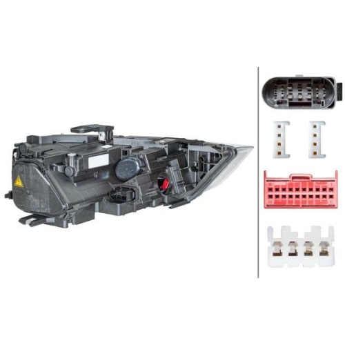 HELLA Hauptscheinwerfer 1EL 354 839-051 f&uuml;r AUDI, links
