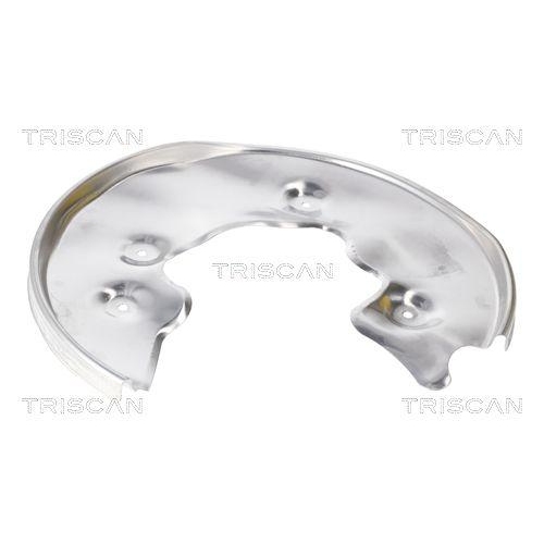 Spritzblech, Bremsscheibe TRISCAN 8125 29214 f&uuml;r VW, Hinterachse links