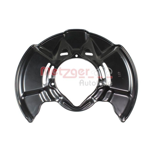 Spritzblech, Bremsscheibe METZGER 6115532 f&uuml;r HONDA, Vorderachse links