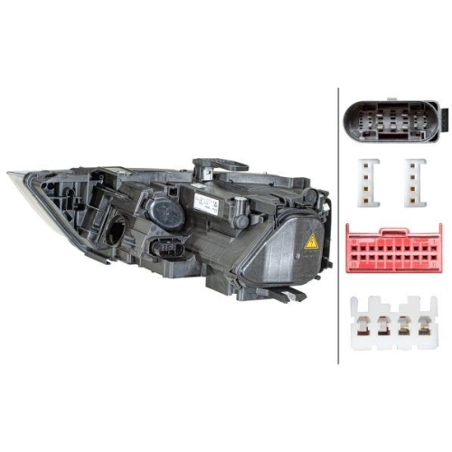 HELLA Hauptscheinwerfer 1EL 354 839-061 für AUDI, rechts