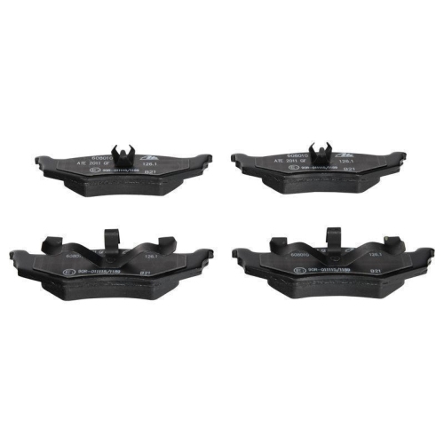 Bremsbelagsatz, Scheibenbremse ATE 13.0460-8010.2 f&uuml;r CHRYSLER, Hinterachse