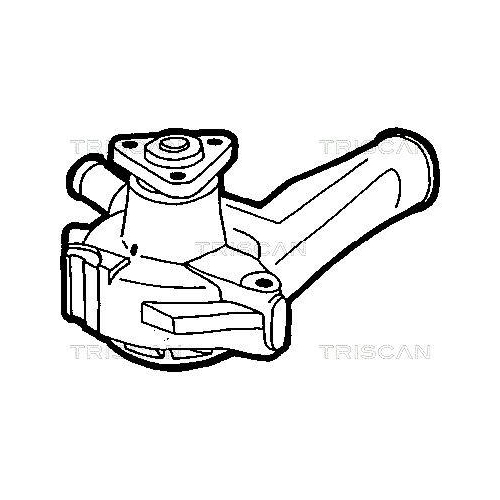 Wasserpumpe, Motork&uuml;hlung TRISCAN 8600 16898 f&uuml;r FORD