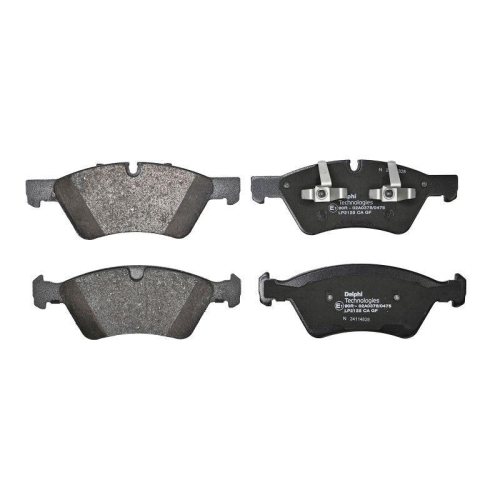 DELPHI LP2125 Bremsbelagsatz, Scheibenbremse f&uuml;r MERCEDES-BENZ, Vorderachse