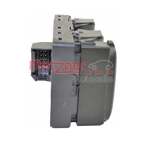 Schalter, Fensterheber METZGER 0916257 GREENPARTS f&uuml;r VAG, fahrerseitig