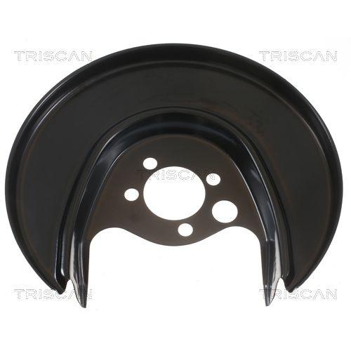 Spritzblech, Bremsscheibe TRISCAN 8125 29219 f&uuml;r VW, Hinterachse links