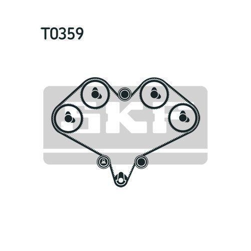 Zahnriemensatz SKF VKMA 92008 f&uuml;r NISSAN