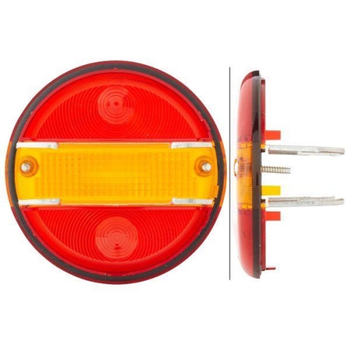 Lichtscheibe, Heckleuchte HELLA 9EL 113 324-001 f&uuml;r AEBI DAF FIAT IVECO MAN SISU