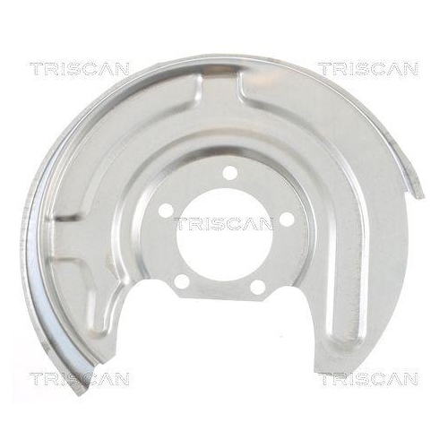 Spritzblech, Bremsscheibe TRISCAN 8125 29221 f&uuml;r VW, Hinterachse rechts