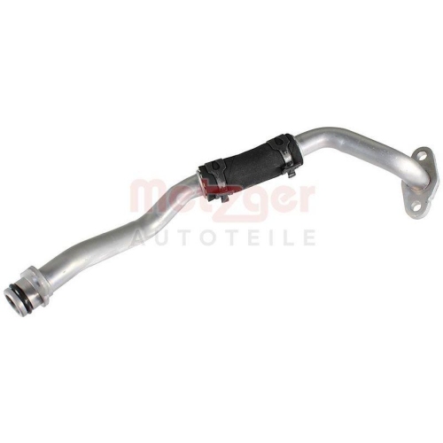 &Ouml;lleitung, Lader METZGER AUTOTEILE 2361253 GREENPARTS f&uuml;r MERCEDES-BENZ, links