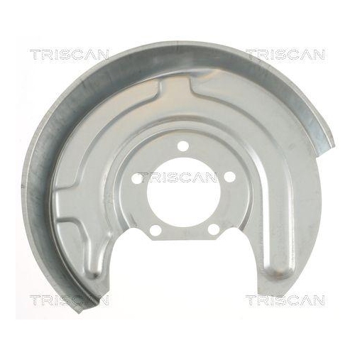 Spritzblech, Bremsscheibe TRISCAN 8125 29222 f&uuml;r VW, Hinterachse links