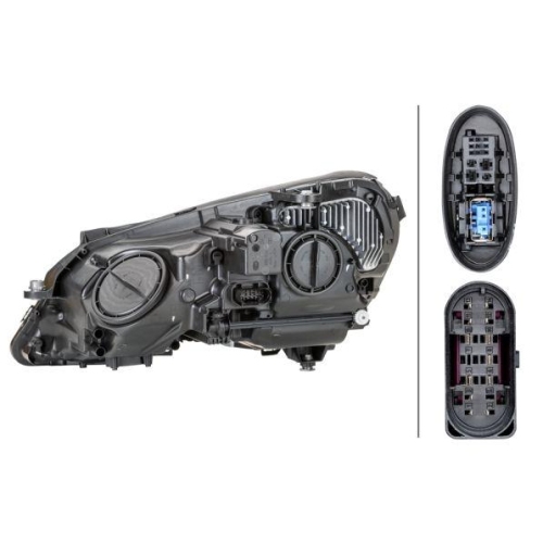 HELLA Hauptscheinwerfer 1ZT 011 705-121 für MERCEDES-BENZ, rechts