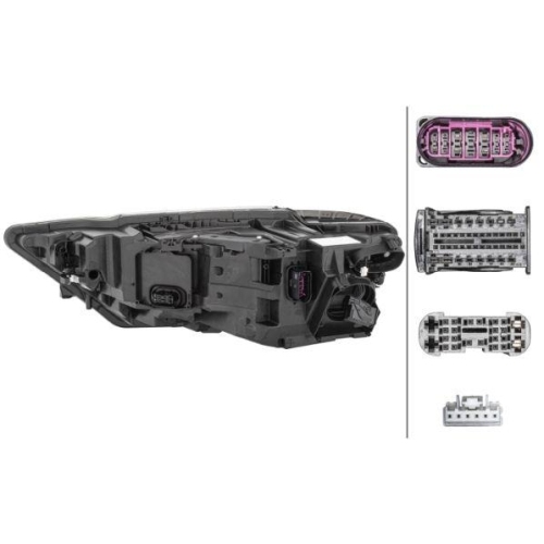 HELLA Hauptscheinwerfer 1EX 012 863-421 f&uuml;r AUDI, rechts
