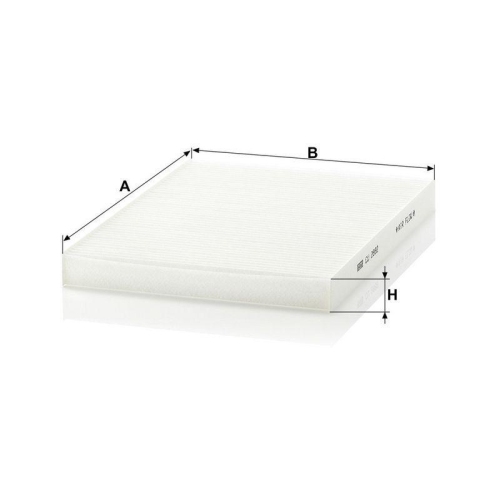 Filter, Innenraumluft MANN-FILTER CU 2882 f&uuml;r VAG