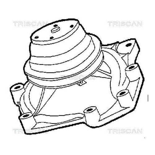 Wasserpumpe, Motork&uuml;hlung TRISCAN 8600 17001 f&uuml;r ROVER