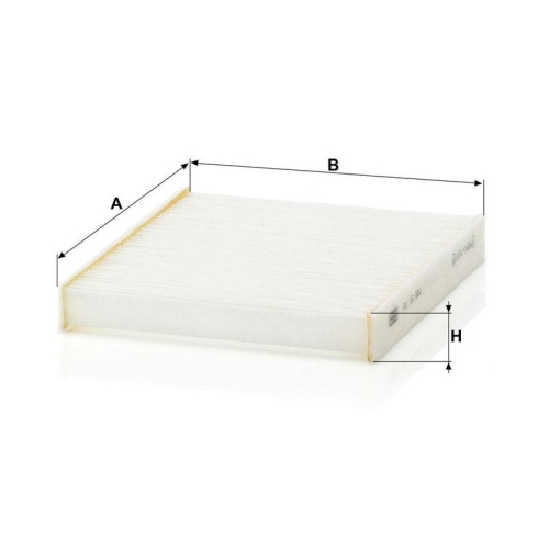 Filter, Innenraumluft MANN-FILTER CU 16 001 f&uuml;r DAIHATSU