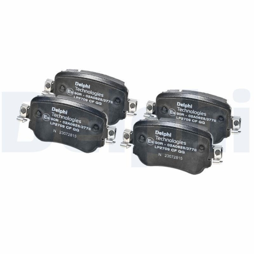 DELPHI LP2709 Bremsbelagsatz, Scheibenbremse f&uuml;r AUDI SEAT SKODA VW VAG