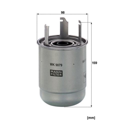 Kraftstofffilter MANN-FILTER WK 9079 z f&uuml;r NISSAN