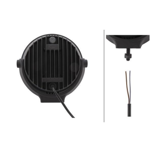 HELLA Fernscheinwerfer 1F3 011 815-001 für SCANIA ROSENBAUER, links, rechts