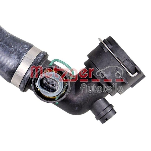 K&uuml;hlerschlauch METZGER 2421776 GREENPARTS f&uuml;r AUDI, links unten