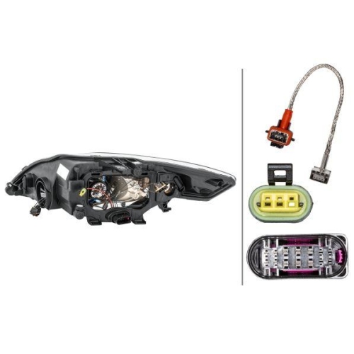 HELLA Hauptscheinwerfer 1LL 010 541-121 für FORD, rechts