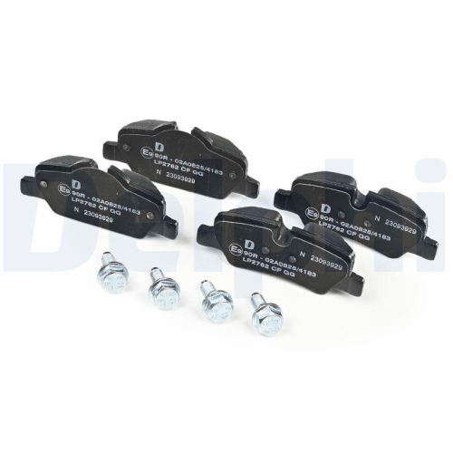 DELPHI LP2762 Bremsbelagsatz, Scheibenbremse f&uuml;r BMW MINI, Hinterachse