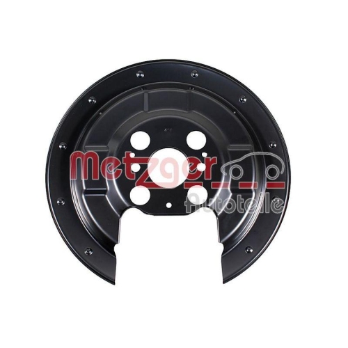 Spritzblech, Bremsscheibe METZGER 6115551 für HONDA, Hinterachse links